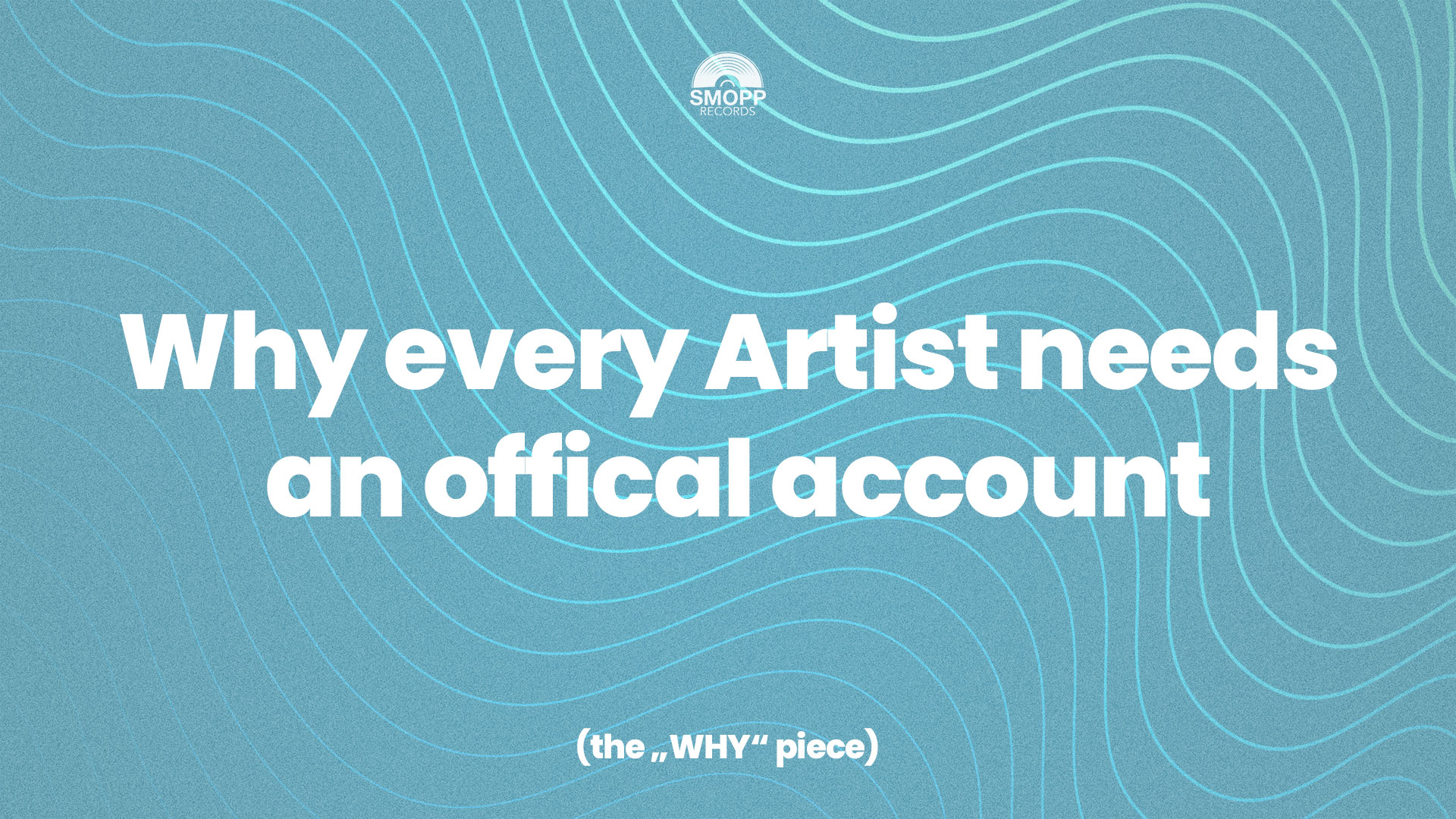 Why Every Artist Needs an Official Artist Account